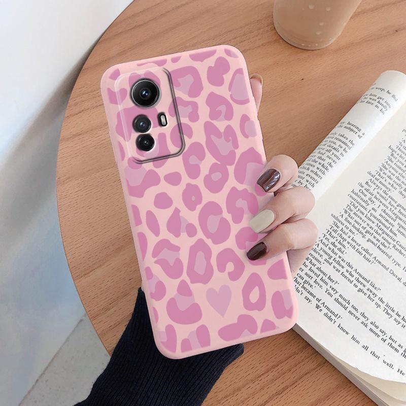 Cover For Redmi Note 12S Phone Case Fashion Vintage Leopard Painted Shell Soft Silicone Funda For Redmi Note12S Capa 6.43" Bags