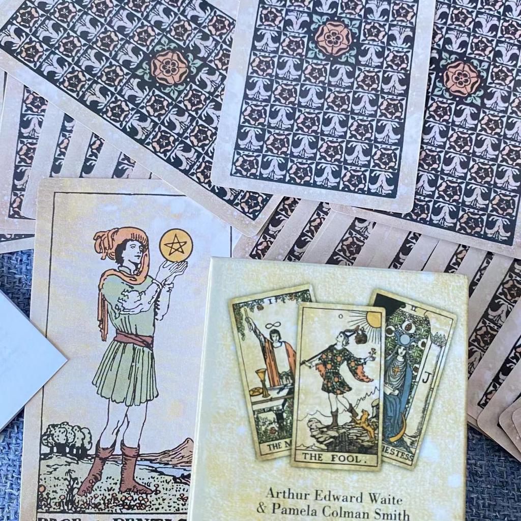 12x7 Cm Vintage Tarot Deck Card Games