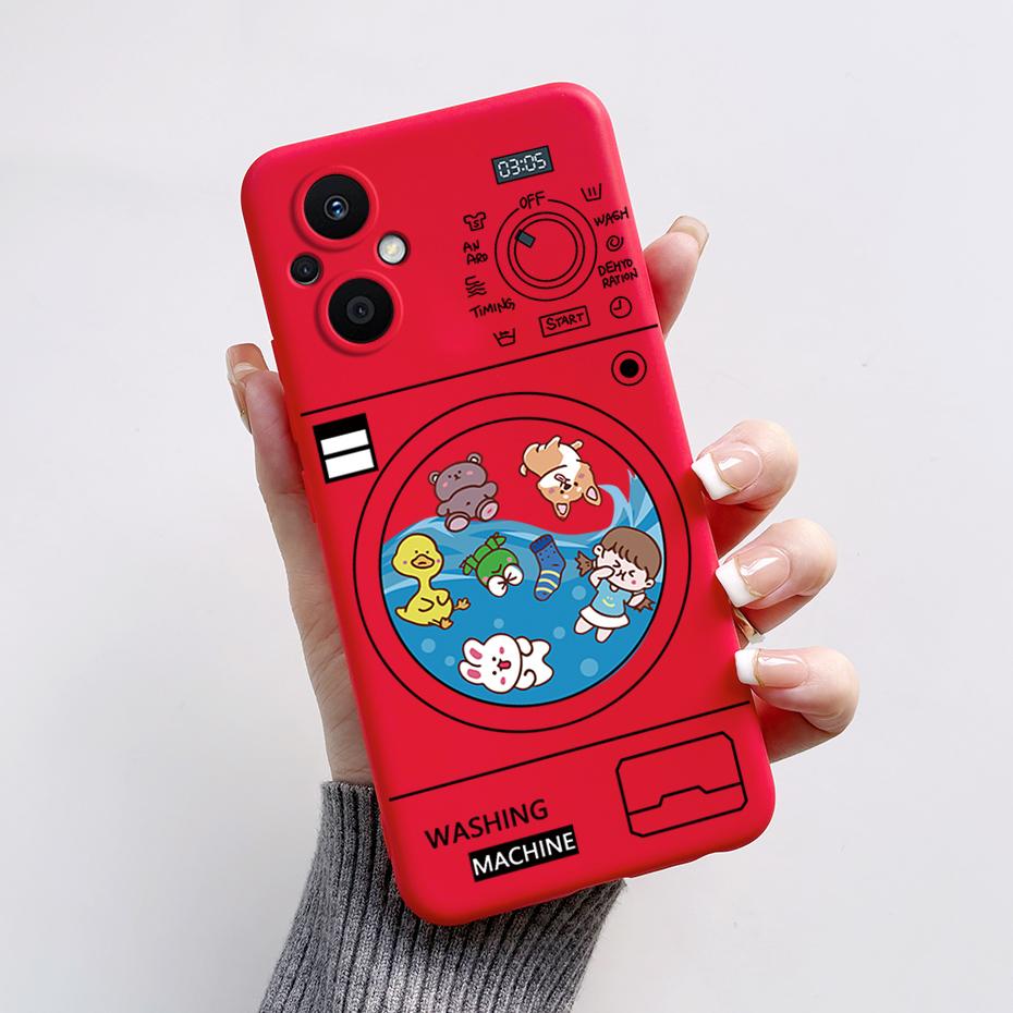 For Oppo Reno7 Z 5G Case Reno 7 8 Lite Bear Cartoon Frog Soft Silicone Phone Case For Oppo Reno 7Z 8Z Reno7Z 5G Back Cover Capa
