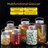Glass Material Glass Fermentation Jar Sealable Glass Bottle Food Ade Sed Container  Plum Wine