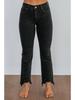 2025 Sommer High Waist Schlankmachende Lässige Denim Cropped Hose