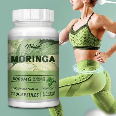 Kapsle Moringa 6000 mg - Podpora trávení, imunity a metabolismu, Hubnutí