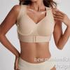 Jelly large size bra breathable gathering anti-sagging lift sports cross beautiful back underwear women