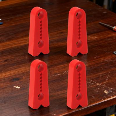Car Door Bumper Secure Fit 4 Pieces Silicone Door Latch Protective Cover For Commuting Short Trips Urban Riding Family Outings