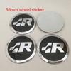 4 szt. 56mm 60mm osłona środkowa koła samochodu kołpak piasty żywica odznaka naklejka z logo stylizacja akcesoriów samochodowych