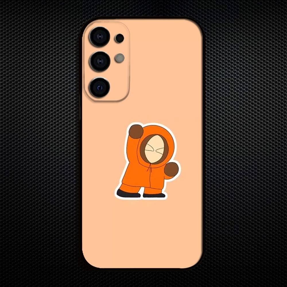 

s-S-Southparks Cartoon Phone Case For Samsung S25,S24,S23,S22,S21,S20,Plus,Fe,Lite,Others Black Cover Samsung S24Plus