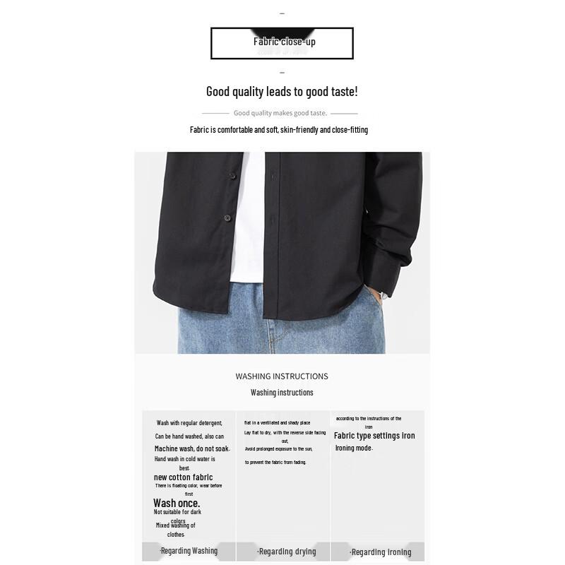 PLAYBOY Men's Relaxed Fit Cotton Long Sleeve Shirt