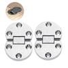 2PCS Round Edge Folding Table Hinge Zinc Alloy Drop Leaf Table Hinge Hardware Furniture Hinge Desk