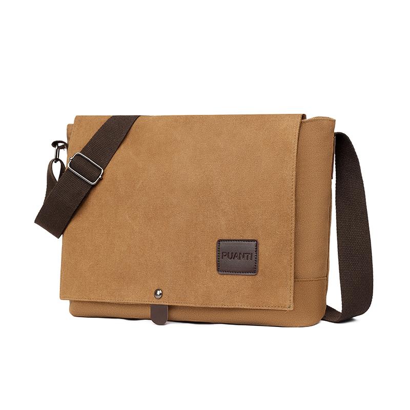 New Fashion Cross Body Bag New Men Canvas Crossbody Shoulder Messenger Bags Man Casual Solid Multi Function Portable Male Bag