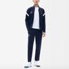 Fila Athletics Tennis Logo Sports Knitted Stand Collar Jacket Men Jackets Royal-Blue A11M213504F-NV