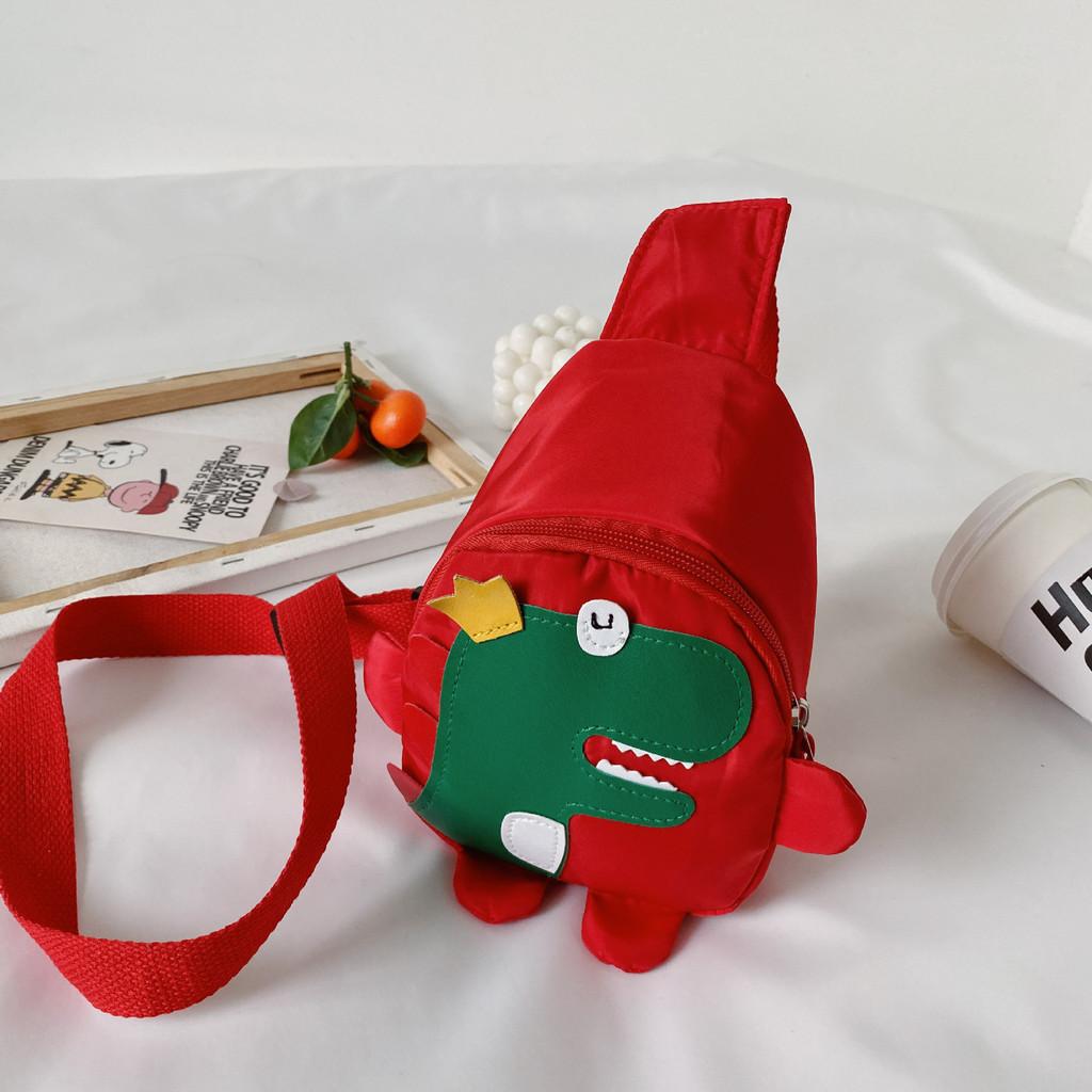Adorable Dinosaur Kids Chest Bag Lightweight And Stylish Crossbody Backpack For Children