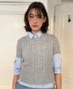 SINOON Sinoon Logo Twisted Knit (Melange Gray)