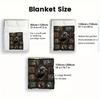 Duck Portrait Gallery 2D Flat Pattern Flannel Blanket, High Quality All Seasons, Home Decor, Warmth and Comfort, Perfect for Christmas Gifts.