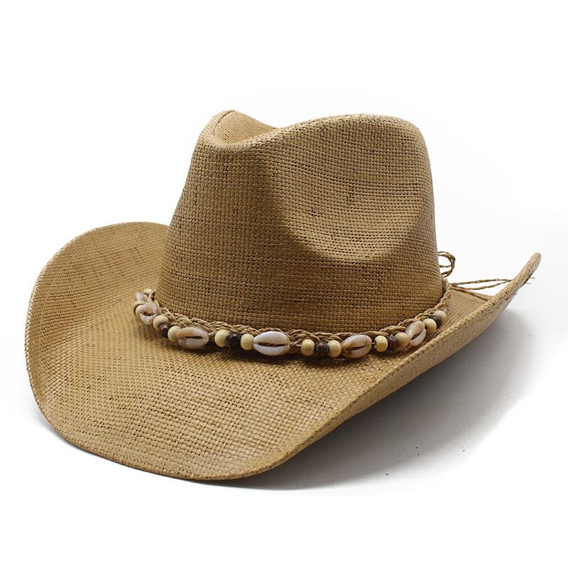 Street Photography Performance Hut Sommerausflug Radfahren Strohhut High-End Western Cowboyhut