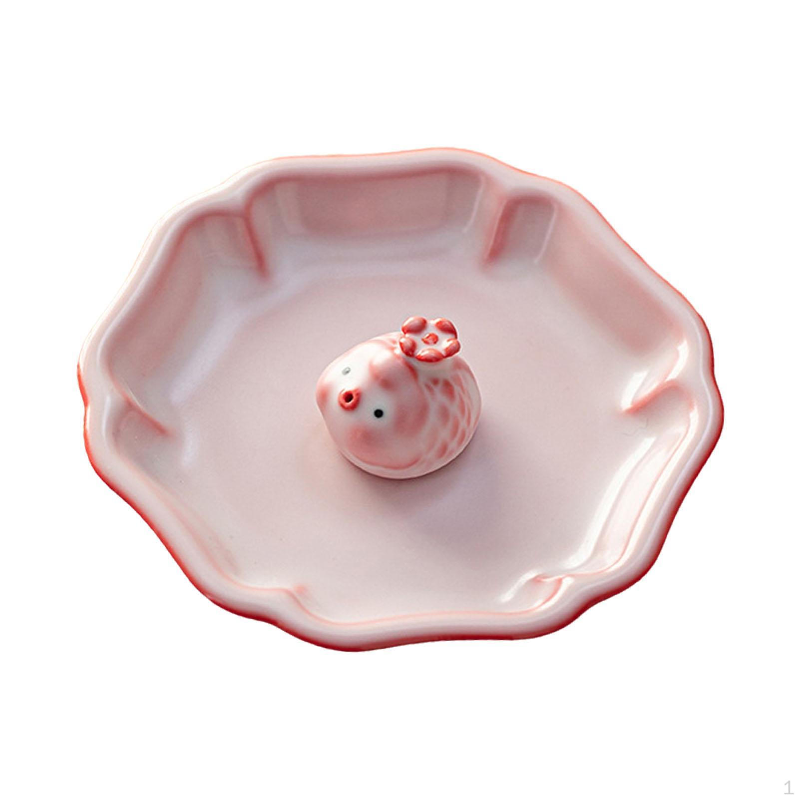 

Питомец Bubble Tea для Папочки Подставка для благовоний Миниатюрная фигурка Тарелка Украшение Многоцелевое