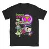 Funny Invaders Zims GIR T Shirt Men's Cotton Short Sleeve  Crewneck Summer Clothes