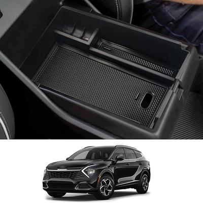 Center Console Organizer Tray for Kia Sportage NQ5 Armrest Storage Box Secondary Insert Tray Coin Container ABS Material