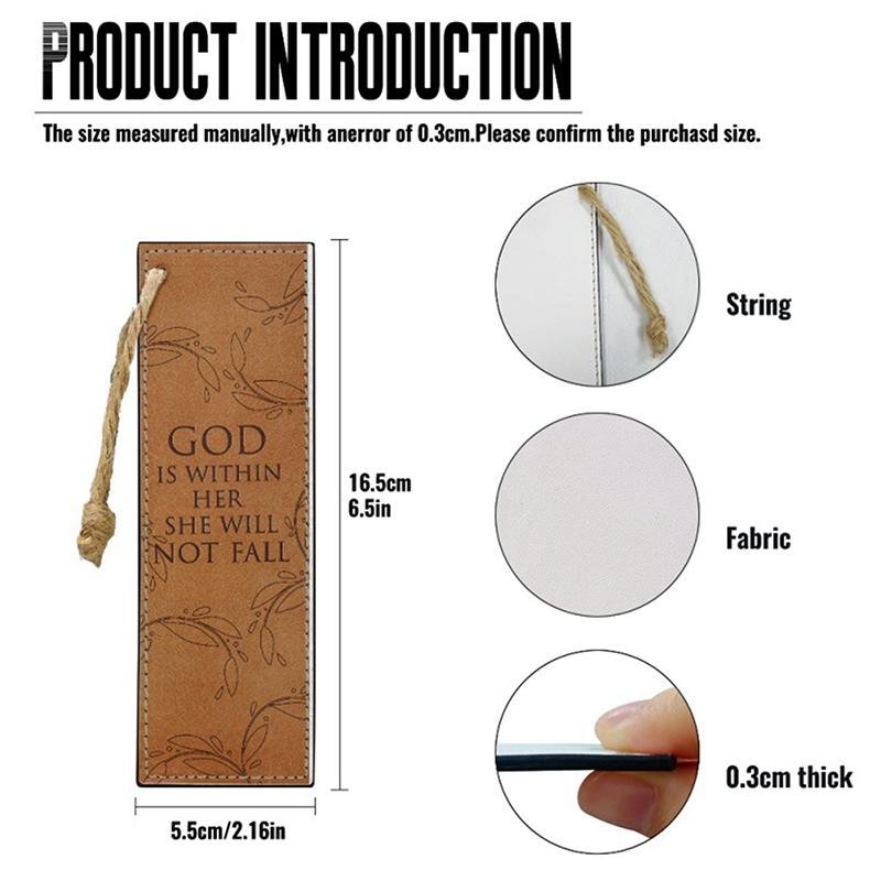 2ks Personalizovaná křesťanská kožená záložka Náboženská záložka do knihy Dárek k výročí pro něj/ji Dárek pro čtenáře