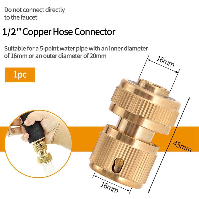 Water Faucet Coupler 1/2 To M16 M18 M20 M22 M24 M28 M32 Thread Connector Conversion Tap Adapter Fitting Bubbler Kitchen Bathroom