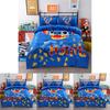 Premium Cartoon Stitch Bedding Set Cotton Blend Duvet Comforter Cover 4pcs For Cozy Warmth