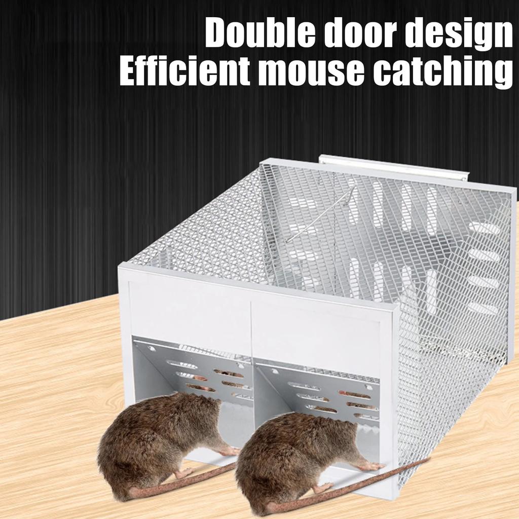 Humane Rat Trap Live Chipmunk Cage Trap For Indoor And Outdoor Small Rodent Animal Mouse Vole Chipmunk Hamsters Live Cage Catch And Release