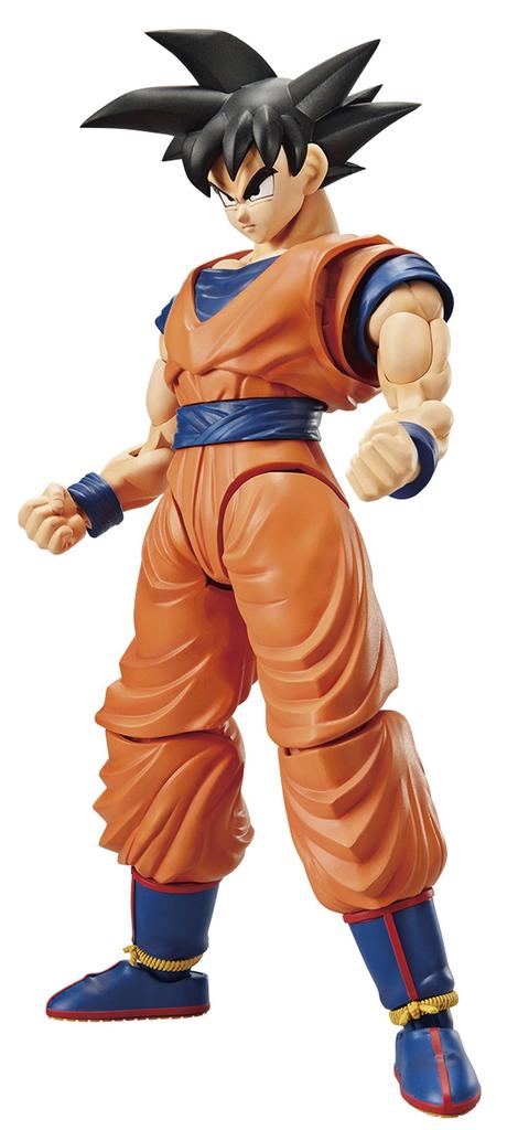 Standardní plastový model Dragon Ball Son Goku, barevně odlišený, s výškou figurky