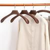 2pcs Premium Wide Shoulder Solid Wood Hangers Heavy Duty Suit Hangers for Coats, Jackets & Dress