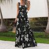 QICED Fashion Summer Spring Sleeveless U-Neck Casual Dresses