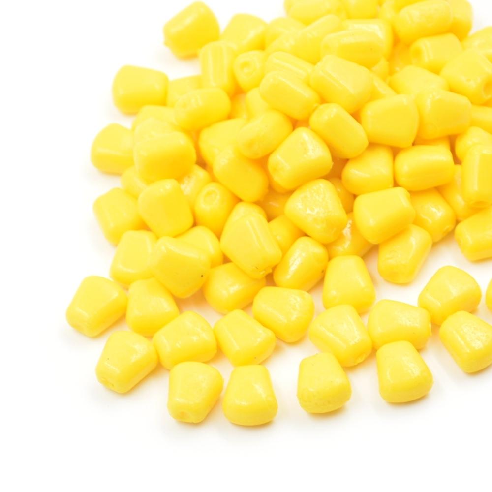 

50 шт./100 шт. Силиконовые приманки с запахом кукурузы, мягкие, плавающие, для ловли карпа на кукурузу, из искусственной резины 100pcs жёлтый