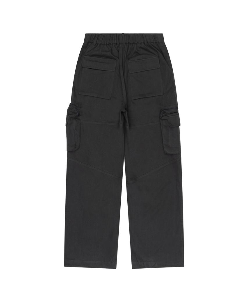 AAKAM Zip Cargo Pocket Pants (Dark Gray)
