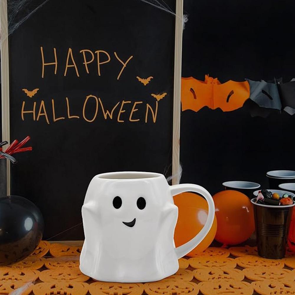 Pasqua Halloween Fantasma Elfo Creativo Tazza Carina per Coppia Regalo Ufficio Bere Ceramica Drinkware Decorazione Crogiolo Zucca Tazza Fantasma