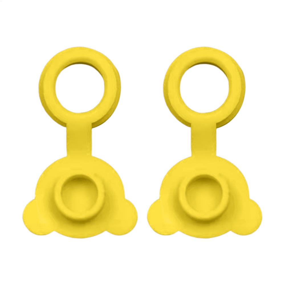 

2Pcs Silicone Drain Stopper With Leakproof Sink Drains Plug Bathtub Replacing Stopper Sink Hair Stopper For Bathroom жёлтый