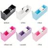 Eyelash Extension Tape Holder Base Lash Adhesive Tape Cutter Dispenser Grafting Lash Plastic Rotating Makeup Tool