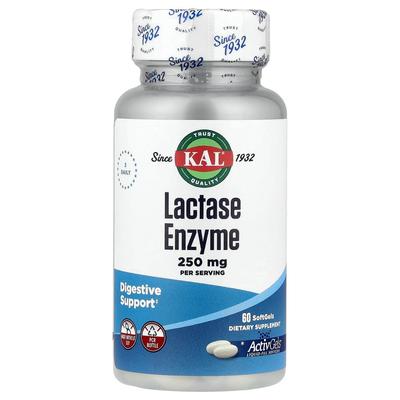 Lactase Enzyme 250mg Softgels, 60 Count (125mg Per Softgel)