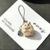 Hello Kitty Monchhichi Vinyl Figure Keychain Cute Anime Keyring Car Bag Pendant Desktop Ornament Wedding Gift for Fans Kids