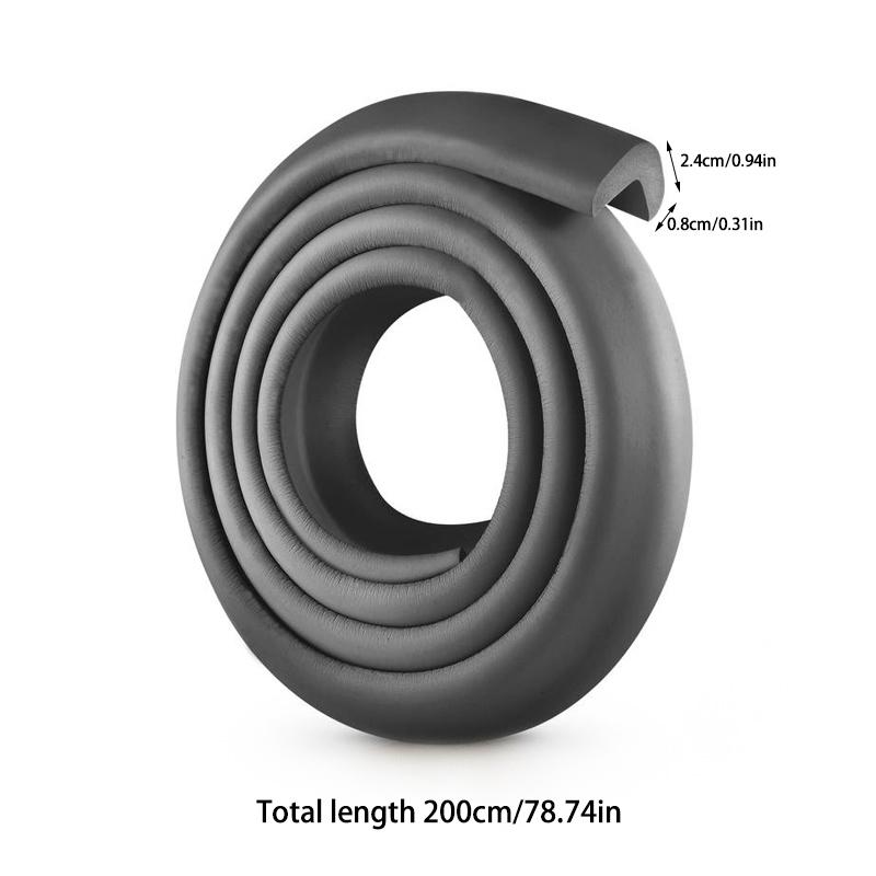 Children's Anti-bump Strip Baby Protection Infant Table Corner Thickening Corner Protector Household Soft Pack 2M