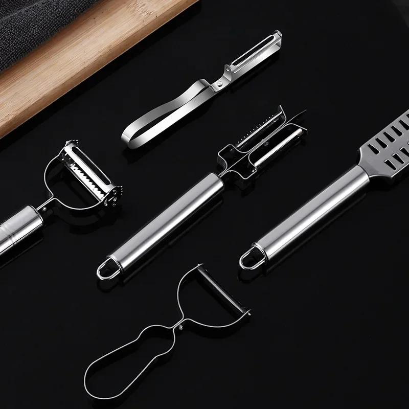 Creative Fruit Vegetable Peeler Stainless Steel Potato Cucumber Peeling Knife Sharp Scraper Planer Home Kitchen Gadgets