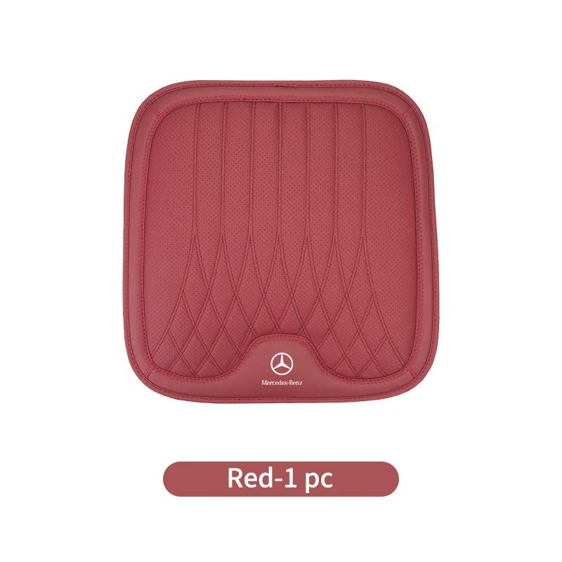 GLC GLB Autositzbezug Leder Polsterpolster Anti-Rutsch Logo Zubehör Für Mercedes Benz W211 W124 W176 W177 C180 C200 C260 C300