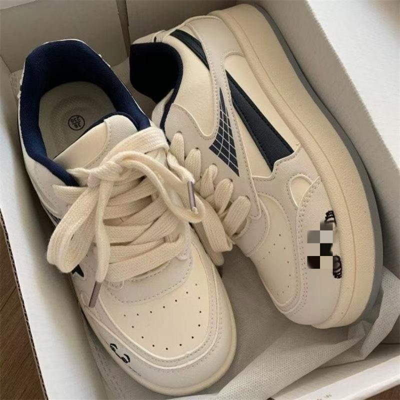Versatile Casual Board Shoes for Women, New Niche Thick-soled Height-increasing Lightweight Shoes, De Xun Shoes
