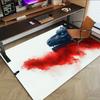 1pc Fire and Blood Office Carpet Chair Mats, Home Decor Mat Fantasy Theme Mat Durable Mat, Dragon Decor,Suitable for Fantasy Theme Lovers