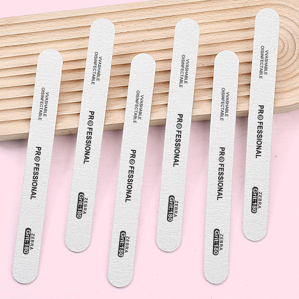 Pilă de Unghii Gri din Oțel Inoxidabil cu Șmirghel Înlocuibil Ruptibil 100-180 Granulație