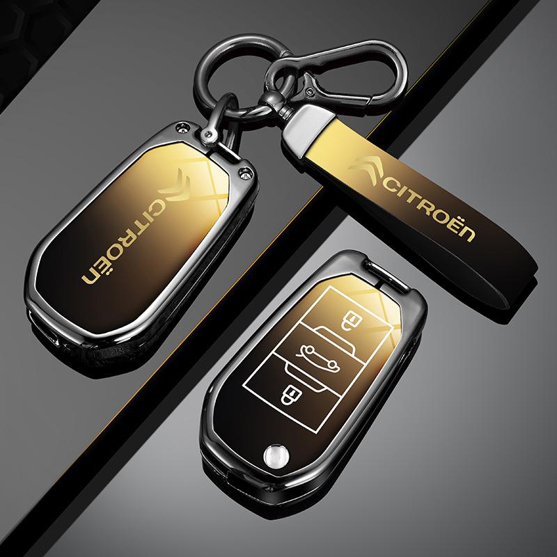 Etui Pokrowiec Obudowa Kluczyka Składanego Samochodowego Brelok Do Kluczy Do Citroen C1 C2 C4 C5 C3 C4L C8 Berlingo Xsara Picasso C-ELYSEE JUMPY NEMO Akcesoria