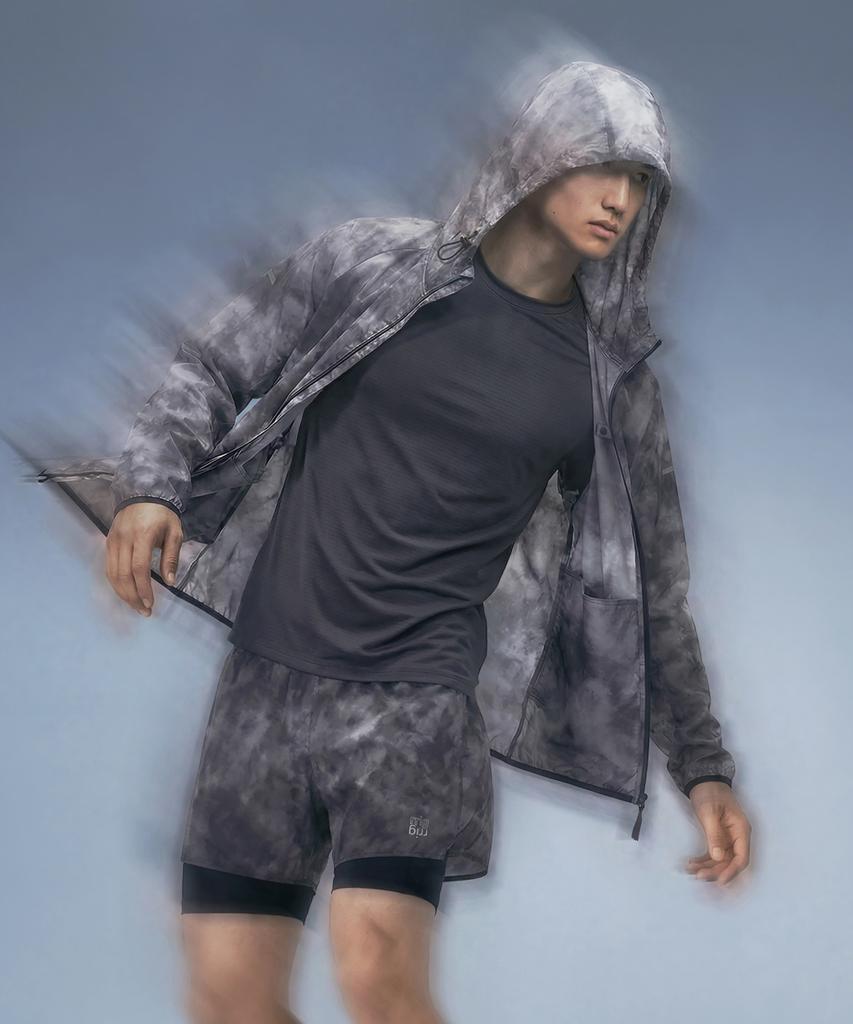 Rrig Men'S Tie-Dye Lightweight Windbreaker_Bk R1Jp2101