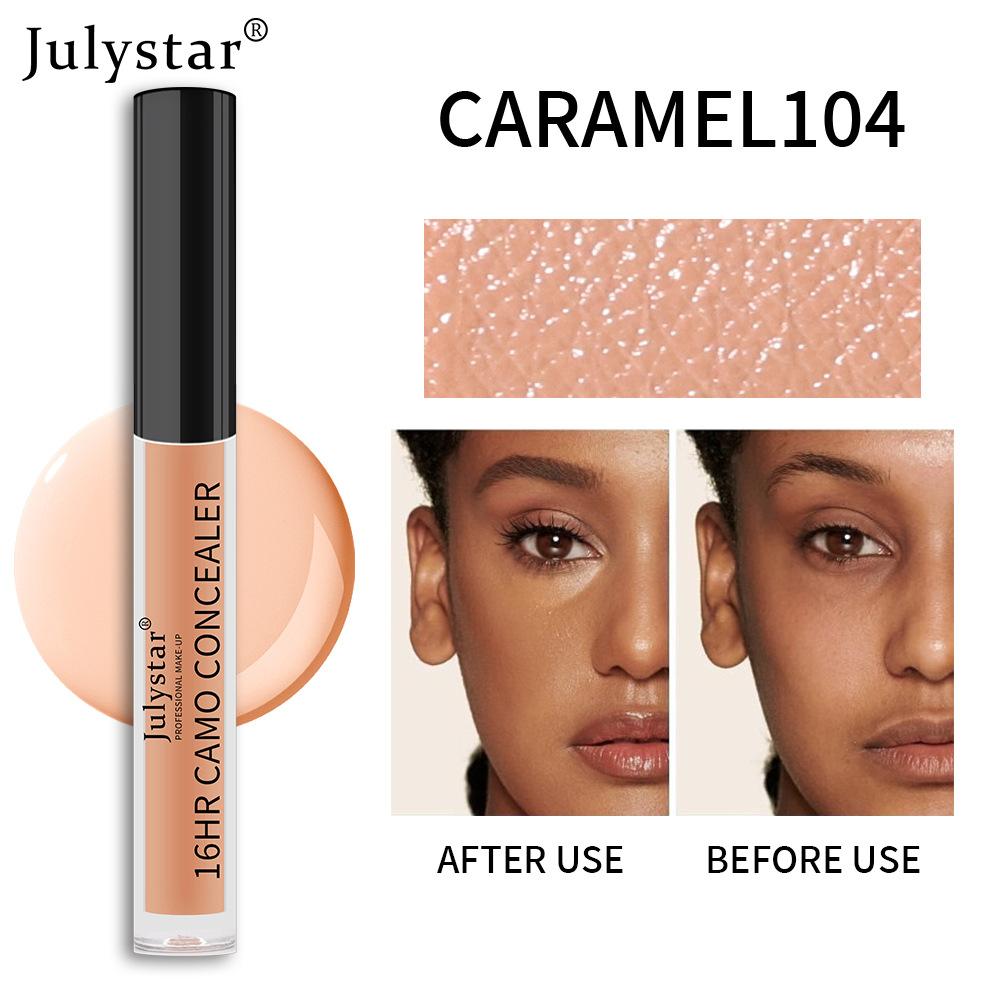 JULYSTAR Makeup Powder Foundation Concealer Long -lasting No Makeup Powder Foundation Powder Cream Beauty