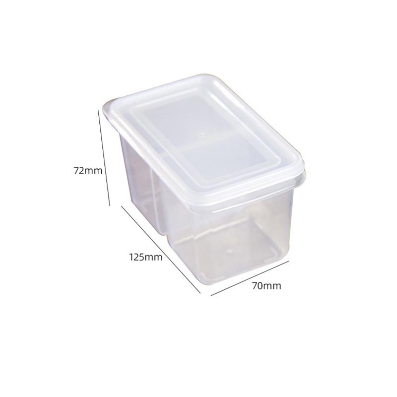 

Kitchen Organizer Scallion Garlic Storage Box Refrigerator Organizer Fresh Food Box Crisper Freezer Sealed Container Plastic Box прозрачный