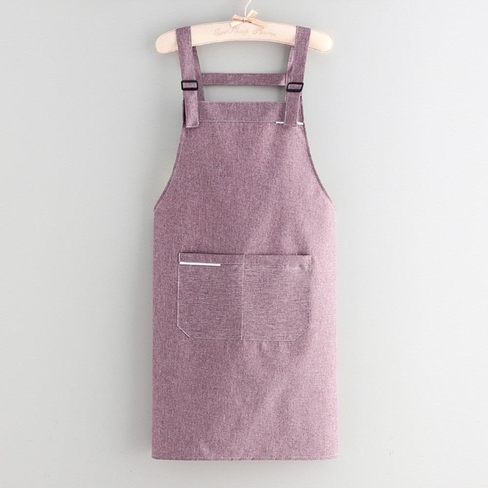 Waterproof Oil Proof Apron Sleeveless Work Clothes Simple Cooking Apron For Women Men