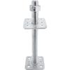Adjustable Column Base with Thread PSR80 80x80x250x4.0 (1)