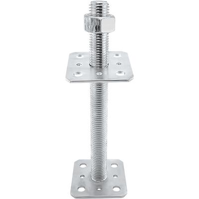 Justerbar pelarfot med gänga PSR80 80x80x250x4.0 (1)