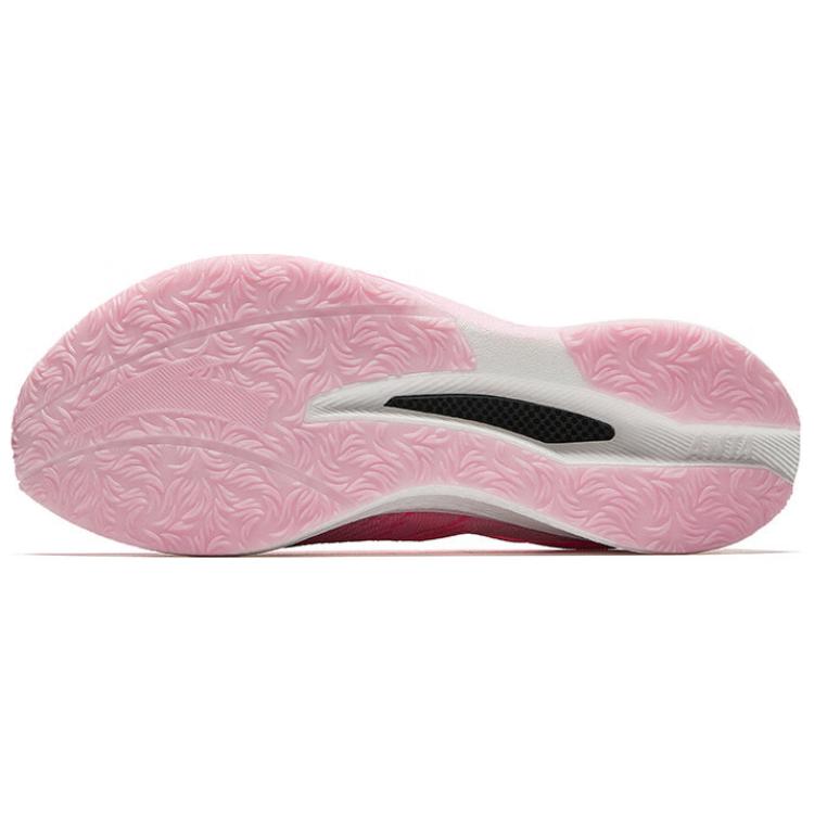 Anta C202 5 Fabric Slip Resistant Abrasion Resistant Low top Carbon Plate Marathon Sprint Running Shoes Men's Red 912445595-2