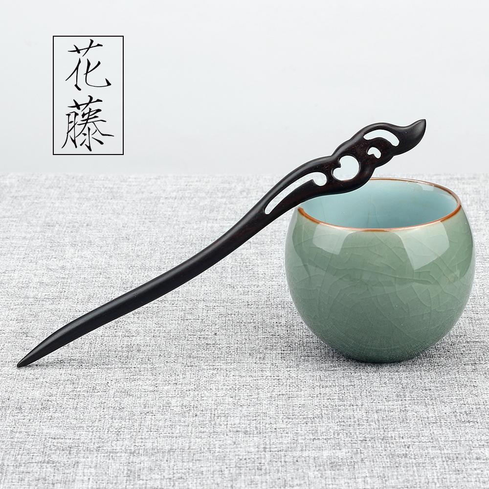 47Style Retro Sandalwood Hair Clip Hairpin Chinese Ancient Carved Wooden Chopstick Hair Stick Cosplay Party Headwear Accessories